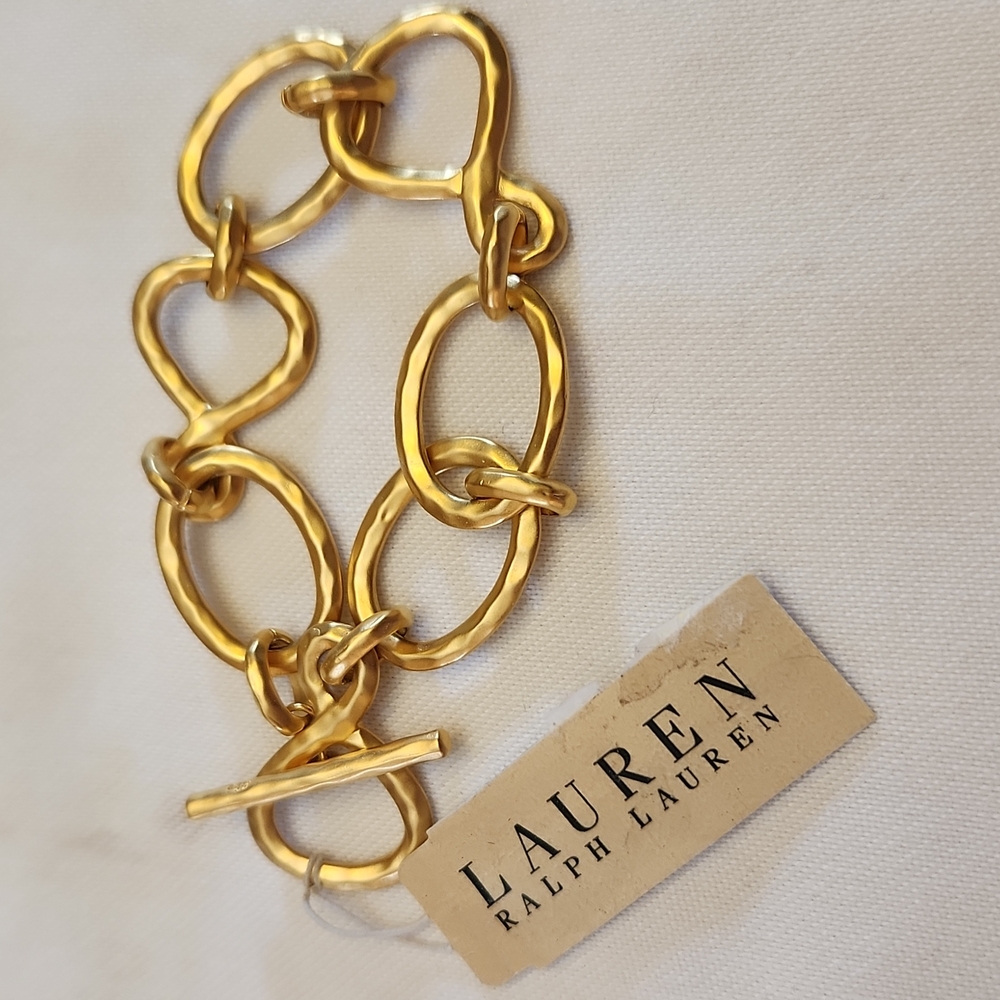 Ralph Lauren gold bracelet, which has been found